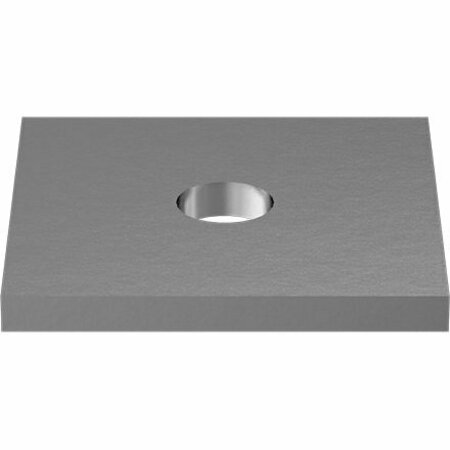 BSC PREFERRED Zinc-Plated Steel Square Washer for 5/8 Screw Size 3 Width, 5PK 99041A138
